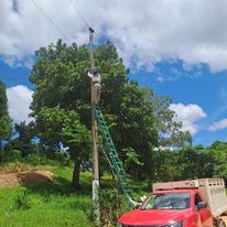 En Sayula de Alemán, cada día se rehabilita más alumbrado público, beneficiado a las y los habitantes.. Noticias en tiempo real