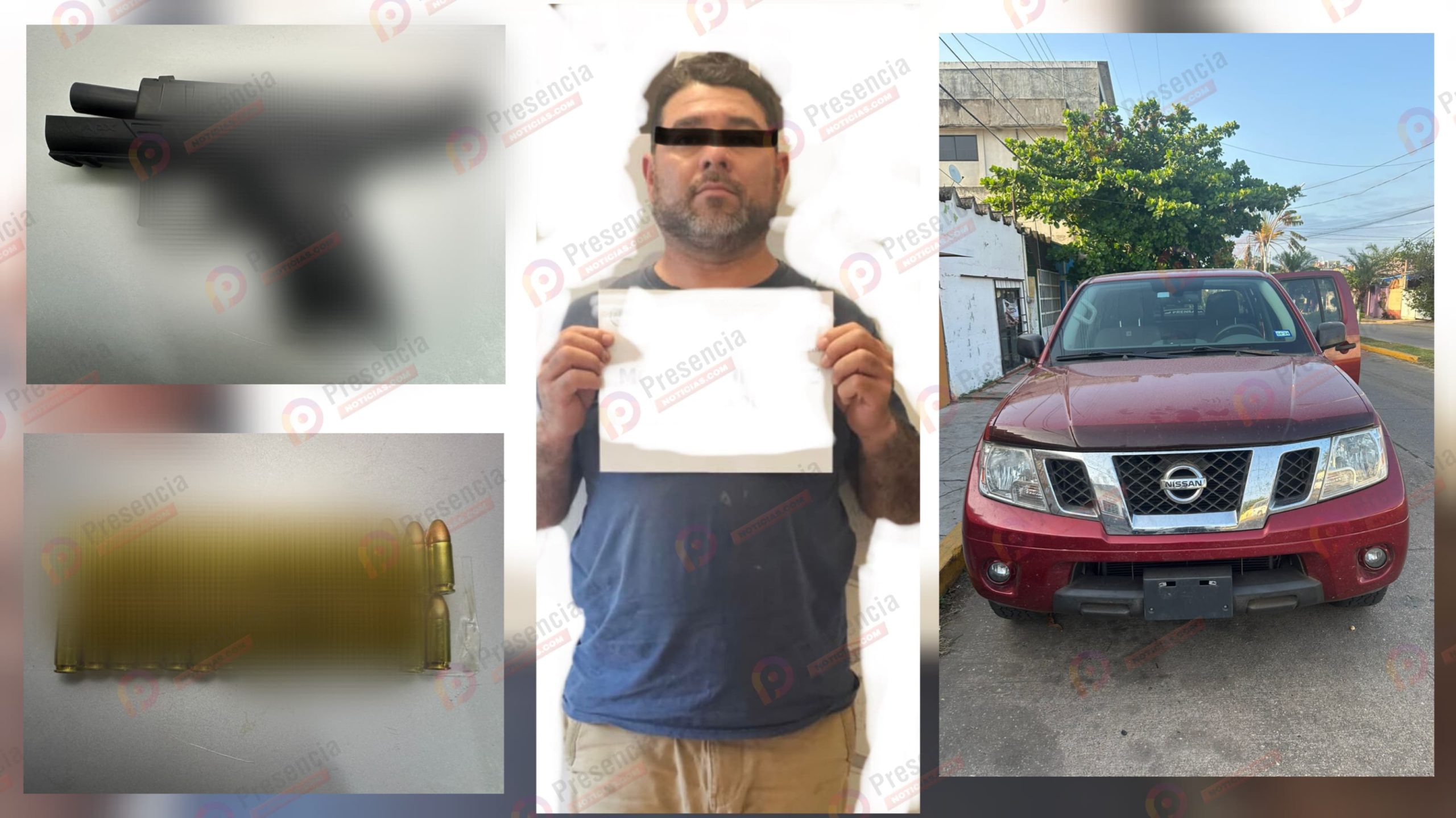 Detiene FGR a hombre con un arma corta en Acayucan. Noticias en tiempo real