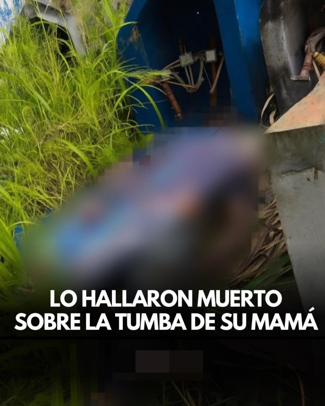 Lo hallan muerto en la tumba de su madre. Noticias en tiempo real